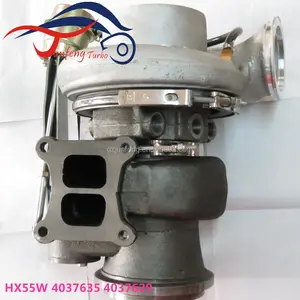 HX55W Turbo 4037635 4037629 water cooled Turbocharger for Cummins Truck Front end Loader with QSM4 TIER 3 Engine