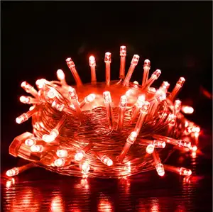 100 leds diwali 10m rua luz led piscando luz da corda para o Natal