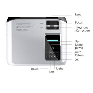 Le plus récent projecteur Android intelligent 1080P LED HD 160 \ "Support 4K Compatible avec le projecteur vidéo <span class=keywords><strong>Fire</strong></span> <span class=keywords><strong>TV</strong></span> <span class=keywords><strong>Stick</strong></span> - Product Image 2