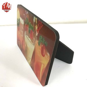 Venta al por mayor de fábrica Panel en blanco con caballete trasero Regalos creativos Sublimación Marcos DE FOTOS marco <span class=keywords><strong>phtot</strong></span> MDF - Product Image 2