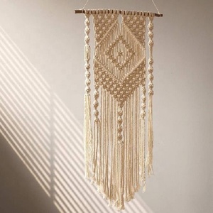 Nouveau Design Macramé Tenture Murale Fait Main Contemporain Tissu Art pour La Décoration Intérieure Grande Taille pour les Cadeaux du Nouvel An - Product Image 3