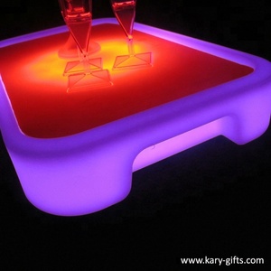 Plateau de service populaire <span class=keywords><strong>en</strong></span> plastique avec éclairage LED pour boîte de nuit et bar - Product Image 2