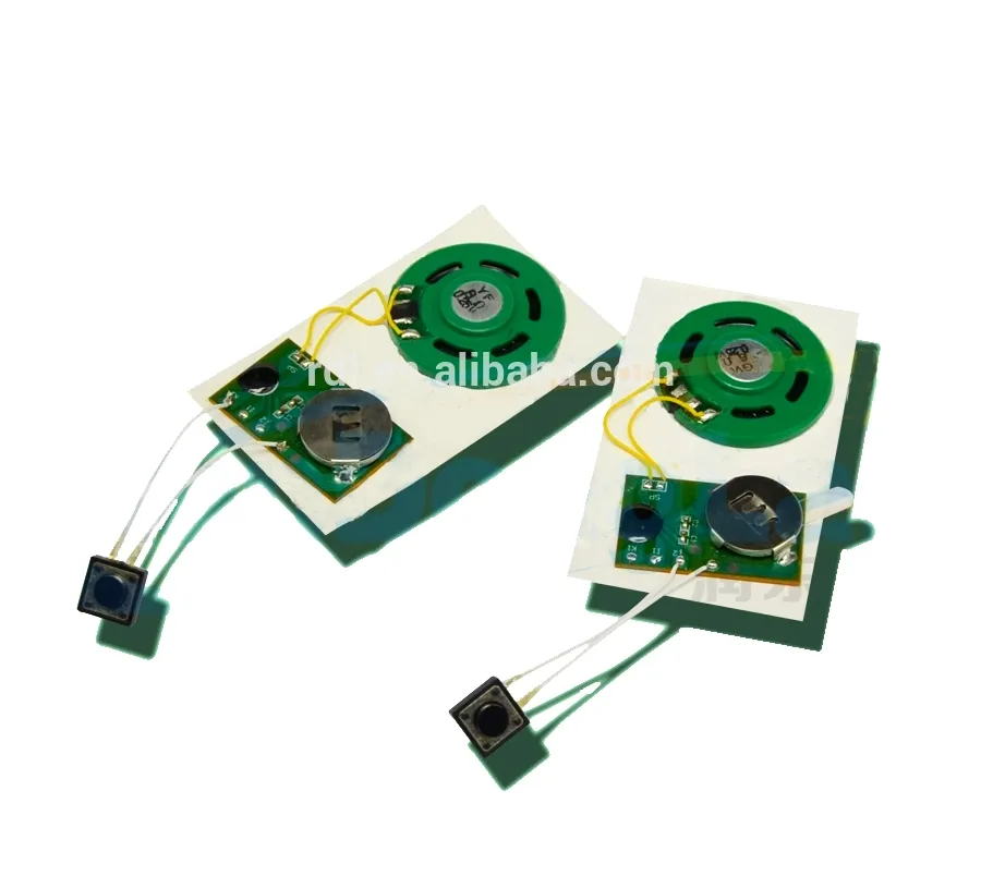 Preset Sound electronics melody and module for greeting card