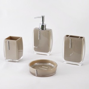 เพชรขอบนมสีขาวชุดอุปกรณ์ห้องน้ำ - Product Image 6