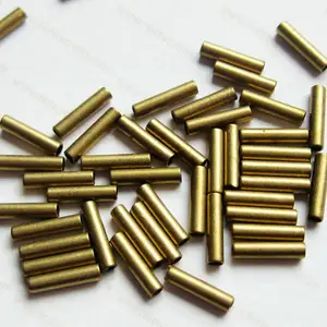 2.8*6.0mm platte verstelbare messing buis aansluitingen sieraden