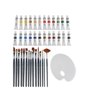24 colori artista disegno <span class=keywords><strong>pittura</strong></span> acrilica spazzola di arte <span class=keywords><strong>Set</strong></span> - Product Image 4