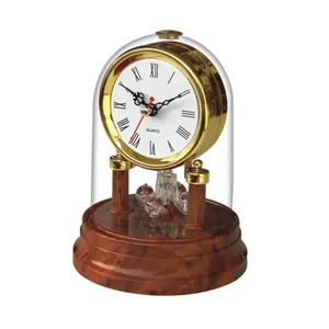 best table top travel gifts luxury retro design desk clock with roman numerals