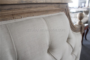 Français vintage mariage chambre meubles en gros en chêne massif en bois <span class=keywords><strong>roi</strong></span> taille lit, princesse lit - Product Image 5