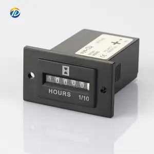 热卖SYS-2 DC12V 24V AC110V 220V数字机械汽车时计计数器发电机发动机摩托车时计