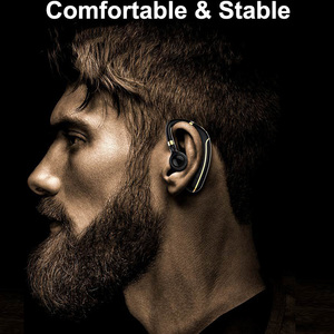 Auriculares deportivos inalámbricos, cascos con gancho para la oreja, impermeables, estéreo, LED - Product Image 4