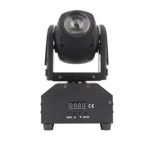 Luz de cabeza móvil de haz 4 en 1, Mini RGBW de 10W, DMX512, LED de lavado, DJ, Bar, Pub y Club