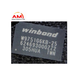 W9751G6KB-25 घूंट चिप <span class=keywords><strong>DDR2</strong></span> SDRAM <span class=keywords><strong>512M</strong></span>-Bit 32Mx16 1.8V 84-पिन WBGA - Product Image 1