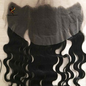 Frontal13x4ลูกไม้สำหรับผู้หญิงผิวดำที่ปิดหูไม่พันกันไม่มีสารเคมี - Product Image 3