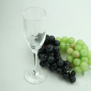 Zibo-vajilla decorativa de fábrica, copas de champán de vidrio, 6oz, 180m de largo - Product Image 4