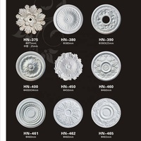 Firecore — médaillon mural en polyuréthane, décoration en plâtre, Design moderne, rosée et polyuréthane, pour le plafond, HN-465