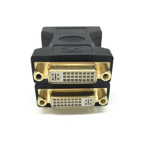 Adaptador hembra <span class=keywords><strong>a</strong></span> hembra chapado en oro, convertidor DVI 24 + <span class=keywords><strong>5</strong></span> <span class=keywords><strong>a</strong></span> dvi, adaptador extensor de señal de conexión de cable, venta al por mayor - Product Image 2