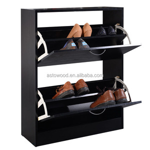 กรอบสีขาวOakประตู<span class=keywords><strong>2</strong></span><span class=keywords><strong>ชั้น</strong></span>ตู้รองเท้า - Product Image 3