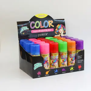 Color Hair Spray,Hair Color Spray in display box