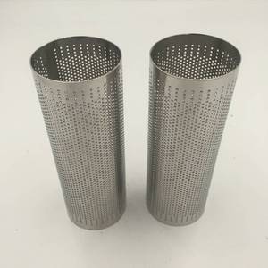 <span class=keywords><strong>Tube</strong></span> en acier inoxydable micro-<span class=keywords><strong>perforé</strong></span> avec trous ronds - Product Image 2