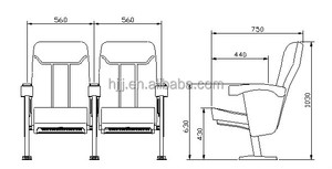 Variuos mecedora silla simple <span class=keywords><strong>2D</strong></span> 3D de la película <span class=keywords><strong>cine</strong></span> HJ16D - Product Image 6