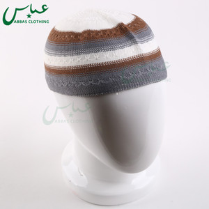 Gorro de Oración Musulmán para Hombre, Estilo Característico, Ajustable, 100% Poliéster, Uso Diario, Gorro Árabe ABBAS C026, Diseños Variados - Product Image 3