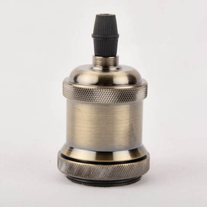 Tùy chỉnh E27 kim loại giữ đèn <span class=keywords><strong>Antique</strong></span> nhôm E27 ánh sáng mặt dây chuyền ổ cắm cho DIY chiếu sáng - Product Image 3