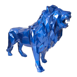 Scultura da Parete <span class=keywords><strong>3D</strong></span>, Fabbrica di Sculture <span class=keywords><strong>in</strong></span> Resina, Scultura di Testa di <span class=keywords><strong>Leone</strong></span> <span class=keywords><strong>in</strong></span> Resina e Fibra di Vetro - Product Image 6