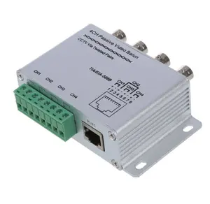 4CH CAT5 HD Balun Vidéo UTP Passif BNC Femelle Émetteur-Récepteur RJ45 Pour Système DE VIDÉOSURVEILLANCE