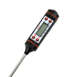 Digitale Voedsel 304 Ss Sonde Kookthermometer Voor Vlees Keuken Bbq Melkwater Met Sensor