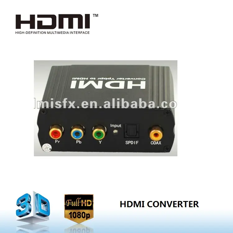 HDMI+DVI+YPbPr+Composite Audio+SPDIF Audio to HDMI+SPDIF Audio Converter