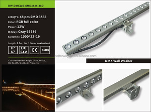 Betterway IP67 RGB al aire libre <span class=keywords><strong>12</strong></span> W lineal bar LED <span class=keywords><strong>noche</strong></span> iluminación arandela <span class=keywords><strong>de</strong></span> <span class=keywords><strong>la</strong></span> pared - Product Image 3