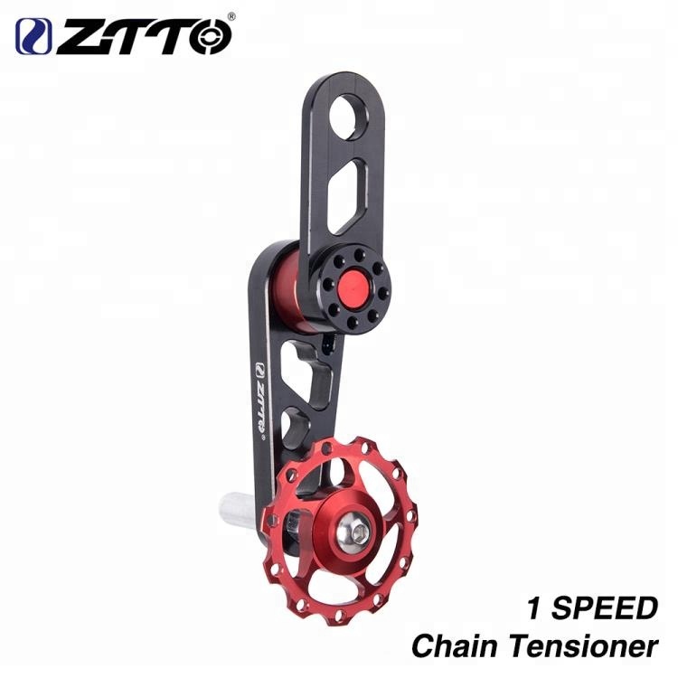 ZTTO Bike Chain Tensioner - Adjustable Pulley for Single Speed Bikes