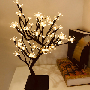 Lampu LED Pohon Selamat Datang USB, Lampu LED Ranting Prem Kaki USB Tahan Air LED 24/36/48 untuk Penerangan Rumah Liburan Natal - Product Image 3