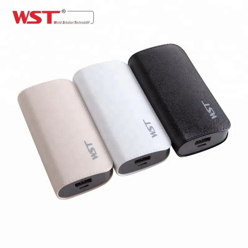 WST DL512 Universal 5200 MAh Power Bank Portable Charger 18650 Power Bank Supplier