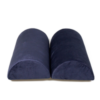 Cuscino Ergonomico per Poggiapiedi da Ufficio a Forma di Mezzo Cilindro, Supporto per Gambe e Piedi in Schiuma per Scrivania