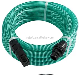 pvc flexible suction hose for water pump with connectors