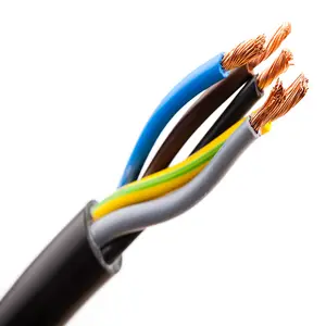 H05VV-F 4X0.75 MM2 (kabel) PVC multi-konduktor kabel fleksibel untuk peralatan genggam
