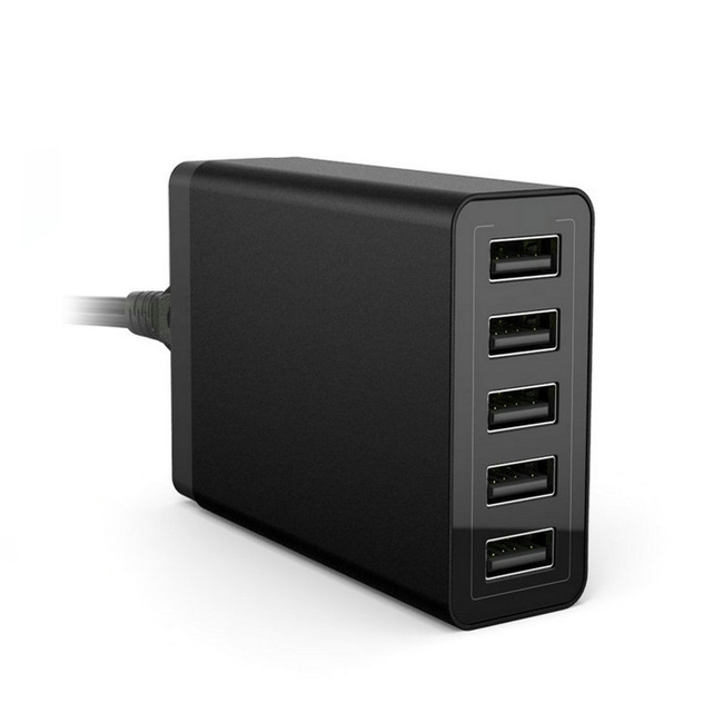 Ultra Powerful 40W 5 Port USB Charger - Fast & Eco-friendly