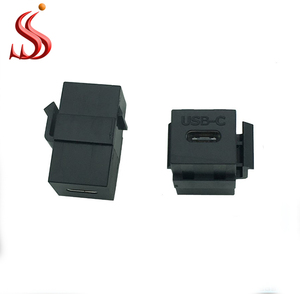 Tốc độ cao Keystone jack USB 3 loại C nữ để C nữ Coupler loại màu đen và trắng Adapter - Product Image 6