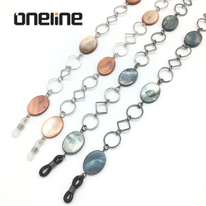 Pas cher Haute Qualité Métal <span class=keywords><strong>Perl</strong></span>é Protection De La Chaîne De Lunettes/Lunettes Chaîne/Chaîne De Lunettes - Product Image 3