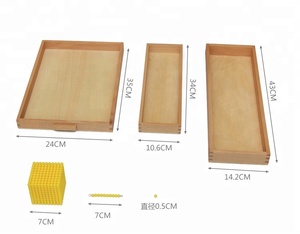 Materiales Matemáticos Montessori, Barras de Cuentas para Tablero de Diez con Caja, para Matemáticas Tempranas, Juguete Educativo Preescolar para Niños - Product Image 3