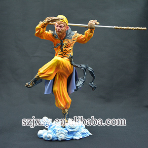 รูปปั้นซุนหงอคง วีรบุรุษในตำนานจีน ทำจากเรซิ่น ขายส่ง - Product Image 4