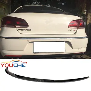 For Volkswagen VW CC Passat 2010-2017 Carbon Fiber Rear Trunk Wing Spoiler