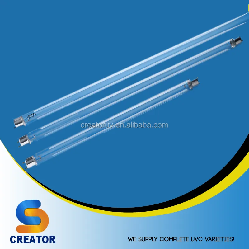 Creator T5 T6 T8 254nm 4/6/8/11/16/10/15/20/25/30/36/55/75W double ends 2 pins UVC lamps UV Bulbs