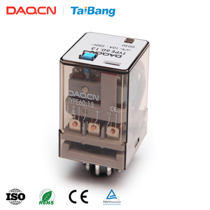 DAQCN 60.12 <span class=keywords><strong>DC</strong></span> 6V 12V <span class=keywords><strong>24V</strong></span> 48V 100V 110V <span class=keywords><strong>relais</strong></span> de recherche à usage général - Product Image 3