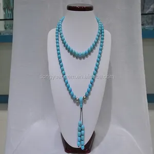 China Turquoise cheap price 100% natural blue stone jewelry