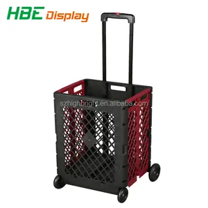 Pack n roll faltbare trolley warenkorb