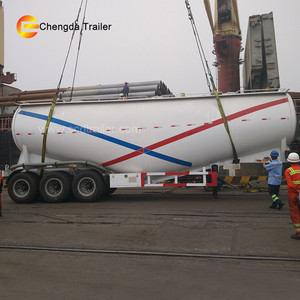 3 ejes 60ton en forma de V tanque de cemento bulker remolque de camión semi - Product Image 6
