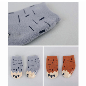 Chaussettes antidérapantes 0-4T, 1 paire, patte mignonne, pour bébés garçons et filles - Product Image 2