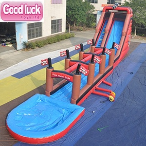 <span class=keywords><strong>Tobogan</strong></span>-parque de atracciones al aire libre, <span class=keywords><strong>tobogan</strong></span> inflable de agua de 53m, Tobogán inflable gigante de cuña <span class=keywords><strong>grande</strong></span> - Product Image 5